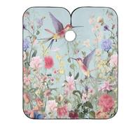 Grembiule Da Parrucchiere Flowers And Hummingbirds Mantelle Per Parrucchiere Regolabile Mantello Da Barbiere Unisex Mantella Parrucchiere Per Hair Styling Capelli Che Muoiono 140x168cm