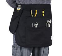 Grembiule da Parrucchiere,Organizzatore Per Attrezzi Regolabile Nero Con Multiple Tasche Da Vita,Grembiule Da Vita | per Camerieri Giardinieri Falegnami Parrucchieri Ristorante Cucina Interno Esterno