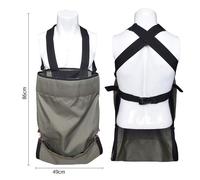 Grembiule da raccolta oversize design tascabile su comodo per uso frutteto