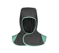 Grembiule da Saldatura, Cappello con scialle in cotone ignifugo Taglio/graffio/calore Antipolvere Saldatura ad di argon Partita protettiva speciale Vari caschi for saldatura(Noir)