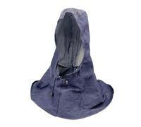 Grembiule da Saldatura, Cappuccio for saldatura in tessuto denim blu Cappelli for saldatura Cappelli Cappello for ignifugo Protezione for collo di saldatura for copertura di sicurezza for saldatore
