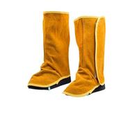 Grembiule da Saldatura, Copriscarpe for saldatura Donna Uomo Protezioni for scarpe for saldatura extra lunghe e facili da indossare(Height 33cm)