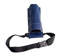 Grembiule da saldatura, in pelle, resistente al fuoco, con borsa per attrezzi e porta elettrodi, contenitore ignifugo per saldatura