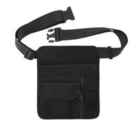 Grembiule da server, con cinque tasche, cintura da lavoro per cameriere, porta attrezzi da ristorante, organizer funzionale con cinque tasche, per professionisti del servizio di ristorazione