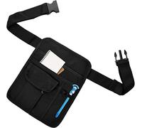 Grembiule da server da ristorante per cameriere, cameriere, cintura utility, marsupio, organizer per libri degli ospiti, tablet, portafoglio, cialde, titolari, cameriere, penne, denaro con sacchetto