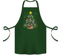 Grembiule Di Cotone 100% Biologico Per L'Autismo Natale Consapevolezza Autistica