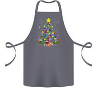 Grembiule Di Cotone 100% Biologico Per L'Autismo Natale Consapevolezza Autistica