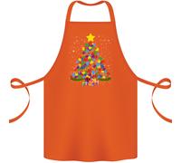 Grembiule Di Cotone 100% Biologico Per L'Autismo Natale Consapevolezza Autistica