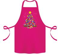 Grembiule Di Cotone 100% Biologico Per L'Autismo Natale Consapevolezza Autistica