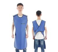Grembiule di Piombo Grembiule Di Piombo Regolabile Per Ospedali, Laboratori, TC, Grembiule Di Protezione Dai Raggi X E Camice Di Piombo, Comodo(Blue/0.35mmPb,L)