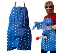 Grembiule divertente da cucina, grembiule da barbecue blu