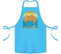 Grembiule Divertente In Cotone 100% Organico Con Bradipo Nope Non Oggi