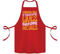 Grembiule Divertente Per Lettori Di Libri 100% Organico