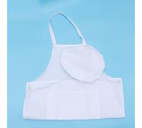 Grembiule e cappello da cuoco 4 pezzi Set grembiule da cucina senza maniche