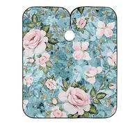 Grembiule Fiore Di Rosa Rosa, Parrucchiere Grembiule Professionale Parrucchiere Panno Grembiule Antistatico Abito Da Barbiere Per Bambini Capelli Taglio E Capelli Che Muoiono