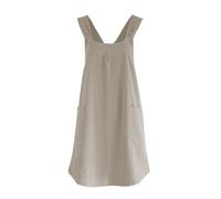 Grembiule Giapponese Incrociato, Grembiuli da Cucina in Cotone e Lino con Tasche Laterali, Grembiule Lavabile per Giardinaggio, Pittura, Pasticceria, Preparazione del Caffè e Artigianato Fai Da Te