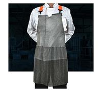 Grembiule Grembiule in Metallo Resistente al Taglio E alla Coltellata, Grembiule da Lavoro di Sicurezza per Macellaio, Grembiule con Cotta di Maglia in Acciaio Inossidabile 316, Facile da Pulire