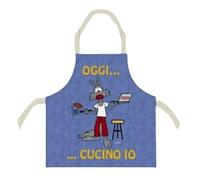 Grembiule Happy People. Messaggio: CUCINO IO
