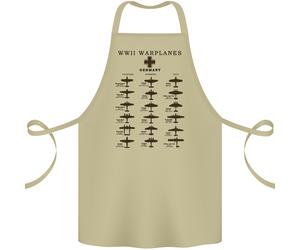 Grembiule In Cotone 100% Biologico Aerei Da Combattimento Tedeschi WWII