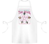 Grembiule In Cotone 100% Biologico Ouija Board Demoni Per Evocare Il Diavolo