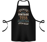 Grembiule In Cotone 100% Biologico Per Il 70° Compleanno Vintage Premium 1956