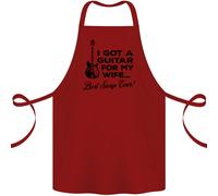 Grembiule In Cotone 100% Biologico Per Mia Moglie Miglior Scambio Mai Guitarista