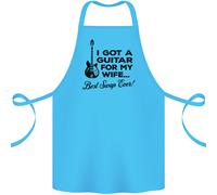 Grembiule In Cotone 100% Biologico Per Mia Moglie Miglior Scambio Mai Guitarista