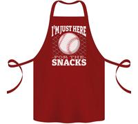 Grembiule In Cotone 100% Biologico, Sono Qui Solo Per Gli Snack