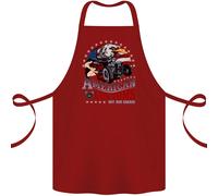 Grembiule In Cotone 100% Organico American Customs Hot Rod Garage USA