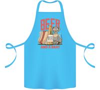 Grembiule In Cotone Divertente Per Cani Con Birra E Brat 100% Biologico