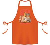 Grembiule In Cotone Divertente Per Cani Con Birra E Brat 100% Biologico