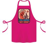 Grembiule In Cotone Divertente Per Grill BBQ Smokin Hot Oggi 100% Biologico
