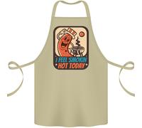 Grembiule In Cotone Divertente Per Grill BBQ Smokin Hot Oggi 100% Biologico
