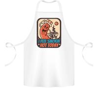 Grembiule In Cotone Divertente Per Grill BBQ Smokin Hot Oggi 100% Biologico