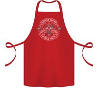 Grembiule In Cotone Sniper Squad Worldwide Army Para Marines 100% Biologico