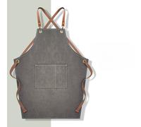 Grembiule In Denim Regolabile Unisex Impermeabile Per Cucina E Pittura