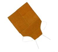 Grembiule in pelle bovina per saldatore 65x95 cm resistente al calore | Split Cowhide, Adjustable Neck/Waist Straps, Protects Against Sparks, for Welding Blacksmithing Carpentry