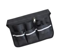 Grembiule in tela multitasche per uomo e donna, con cinghia regolabile per pittori e lavoratori all'aperto, grembiule regolabile per pittura