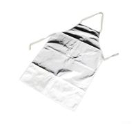 Grembiule indossabile in foglio di alluminio resistente al calore, progettato per comfort durante il lavoro in condizioni di caldo (corto)