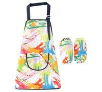 Grembiule Infantile,Camice Artistico Regolabile Con Maniche - Grembiule Per La Pittura Per I Bambini | Per Età 2-12 Cottura Pittura Cucina Ora Dei Pasti Aula Casa Giardino Cucina Esterno Scuola