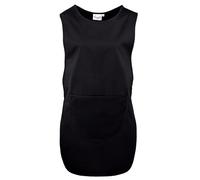 Grembiule Lungo In Policotone Puro Blu O Nero Con Tasca