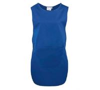 Grembiule Lungo In Policotone Puro Blu O Nero Con Tasca