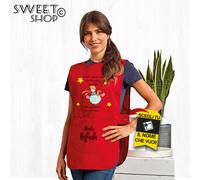 GREMBIULE MAESTRA PERSONALIZZATO SCUOLA MATERNA CAMICE IDEA REGALO MAESTRA NATAL