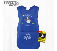 GREMBIULE MAESTRA PERSONALIZZATO SCUOLA MATERNA CAMICE IDEA REGALO MAESTRA NATAL