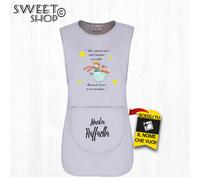 GREMBIULE MAESTRA PERSONALIZZATO SCUOLA MATERNA CAMICE IDEA REGALO MAESTRA NATAL