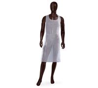 Grembiule Monouso in LDPE con Pettorina e Chiusura a Fettucce Apron 60 - 500 PZ