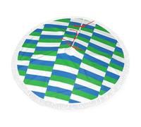 Grembiule natalizio con stampa della bandiera della Sierra Leone, decorazione natalizia alla moda, decorazione invernale per la casa