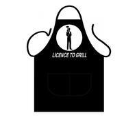 Grembiule Nero Grigliate Uomo Chef Scherzoso Umoristico Humor Gadget Cucina