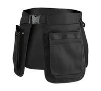 Grembiule Organizzato da Cameriere con Tante Tasche, Poliestere Leggero, Regolabile per Uomo e Donna, Nero