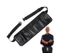 Grembiule Parrucchiere,Borse Per Utensili Da Taglio | Grembiule per strumenti per tagliare il, cintura,Grembiuli da salone in pelle PU, cintura da parrucchiere, borsa per attrezzi